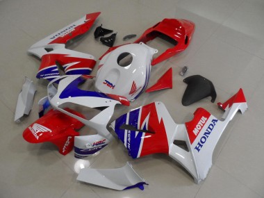 Carenado Moto Honda CBR 600 RR 2005-2006 - Blanco Azul Rojo Motul HRC