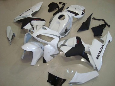 Carenado Moto Honda CBR 600 RR 2005-2006 - Blanco Perla Negro Mate