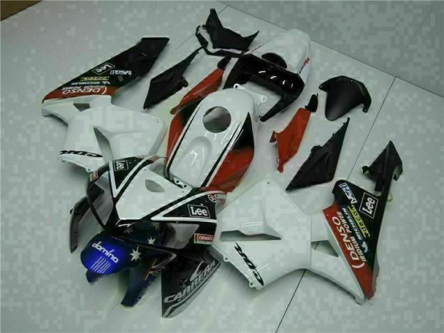 Carenado Moto Honda CBR 600 RR 2005-2006 - Blanco Rojo Negro Lee