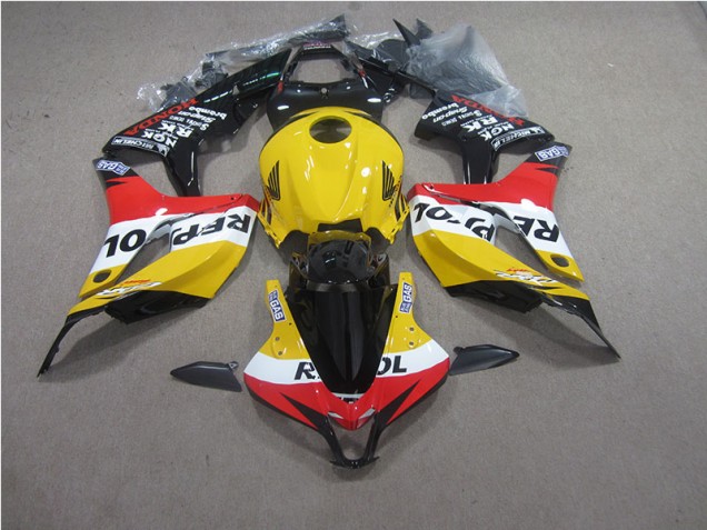 Carenado Moto Honda CBR 600 RR 2007-2008 - Amarillo Rojo Negro Repsol Carenado Moto Honda CBR 600 RR 2007-2008 - Amarillo Rojo Negro Repsol