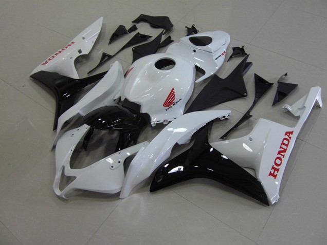 Carenado Moto Honda CBR 600 RR 2007-2008 - Blanco Perla Negro Carenado Moto Honda CBR 600 RR 2007-2008 - Blanco Perla Negro