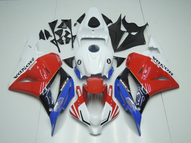 Carenado Moto Honda CBR 600 RR 2009-2012 - Blanco Motul Rojo Azul