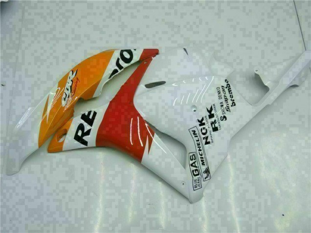 Carenado Moto Honda CBR 600 RR 2009-2012 - Blanco Naranja Repsol Carenado Moto Honda CBR 600 RR 2009-2012 - Blanco Naranja Repsol