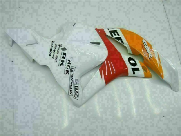 Carenado Moto Honda CBR 600 RR 2009-2012 - Blanco Naranja Repsol Carenado Moto Honda CBR 600 RR 2009-2012 - Blanco Naranja Repsol