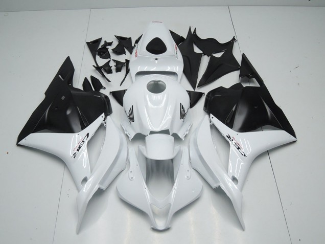 Carenado Moto Honda CBR 600 RR 2009-2012 - Blanco Negro Mate Carenado Moto Honda CBR 600 RR 2009-2012 - Blanco Negro Mate