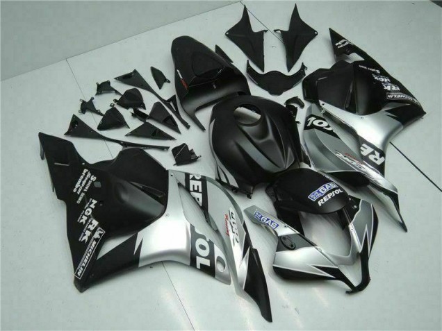 Carenado Moto Honda CBR 600 RR 2009-2012 - Negro Plata Repsol Carenado Moto Honda CBR 600 RR 2009-2012 - Negro Plata Repsol