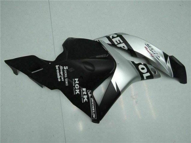 Carenado Moto Honda CBR 600 RR 2009-2012 - Negro Plata Repsol Carenado Moto Honda CBR 600 RR 2009-2012 - Negro Plata Repsol