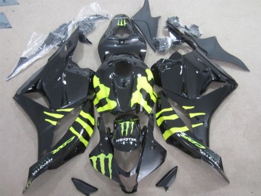 Carenado Moto Honda CBR 600 RR 2009-2012 - Negro Verde Monster