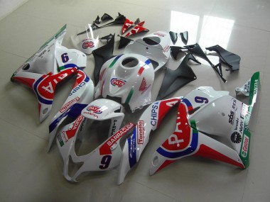 Carenado Moto Honda CBR 600 RR 2009-2012 - Rojo Blanco Pata