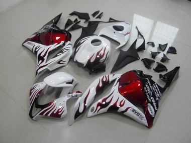 Carenado Moto Honda CBR 600 RR 2009-2012 - Rojo Negro Llama