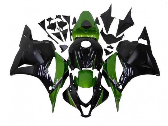 Carenado Moto Honda CBR 600 RR 2009-2012 - Verde Negro Carenado Moto Honda CBR 600 RR 2009-2012 - Verde Negro