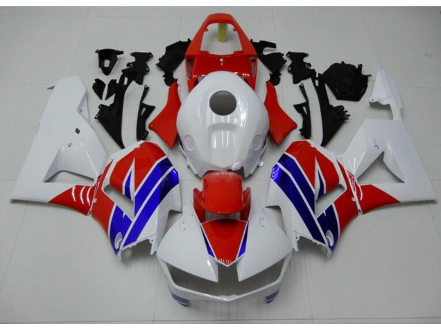 Carenado Moto Honda CBR 600 RR 2013-2021 - Blanco Azul Rojo Carenado Moto Honda CBR 600 RR 2013-2021 - Blanco Azul Rojo