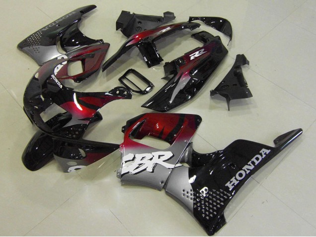 Carenado Moto Honda CBR 900 RR 893 1996-1997 - Rojo Negro Plata Carenado Moto Honda CBR 900 RR 893 1996-1997 - Rojo Negro Plata