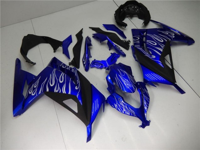 Carenado Moto Kawasaki EX300 2013-2016 - Azul Blanco Negro Carenado Moto Kawasaki EX300 2013-2016 - Azul Blanco Negro
