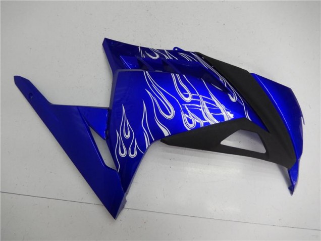 Carenado Moto Kawasaki EX300 2013-2016 - Azul Blanco Negro Carenado Moto Kawasaki EX300 2013-2016 - Azul Blanco Negro