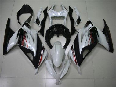 Carenado Moto Kawasaki EX300 2013-2016 - Blanco Negro