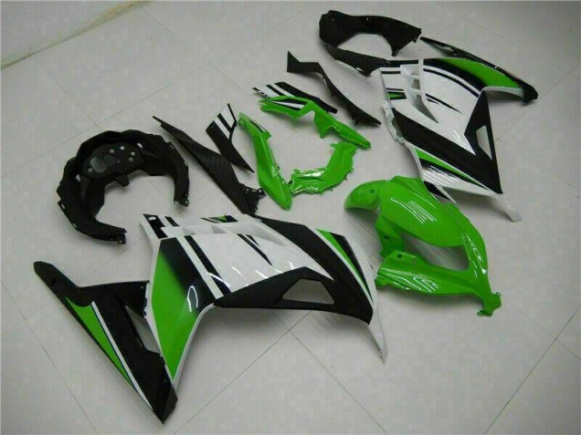 Carenado Moto Kawasaki EX300 2013-2016 - Verde Negro Plata Carenado Moto Kawasaki EX300 2013-2016 - Verde Negro Plata