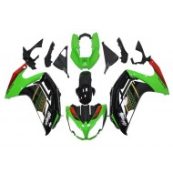 Carenado Moto Kawasaki EX650 2012-2016 - Verde Negro