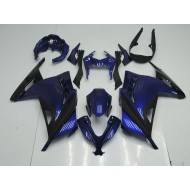 Carenado Moto Kawasaki ZX 300R 2013-2016 - Azul Negro