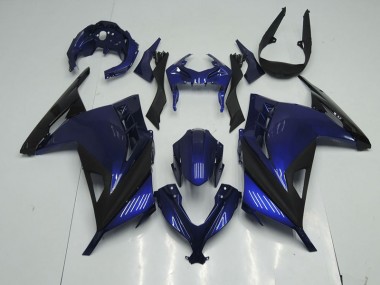 Carenado Moto Kawasaki ZX 300R 2013-2016 - Azul Negro
