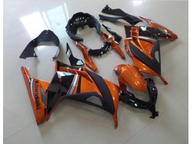 Carenado Moto Kawasaki ZX 300R 2013-2016 - Negro Naranja