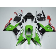 Carenado Moto Kawasaki ZX10R 2008-2010 - Blanco Negro & Verde
