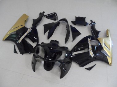 Carenado Moto Kawasaki ZX12R 2002-2006 - Negro y dorado