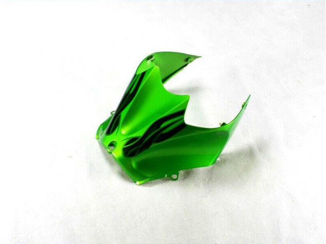 Carenado Moto Kawasaki ZX14R ZZR 1400 2012-2021 - Verde Negro Carenado Moto Kawasaki ZX14R ZZR 1400 2012-2021 - Verde Negro