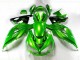 Carenado Moto Kawasaki ZX14R ZZR 1400 2012-2021 - Verde Negro Carenado Moto Kawasaki ZX14R ZZR 1400 2012-2021 - Verde Negro