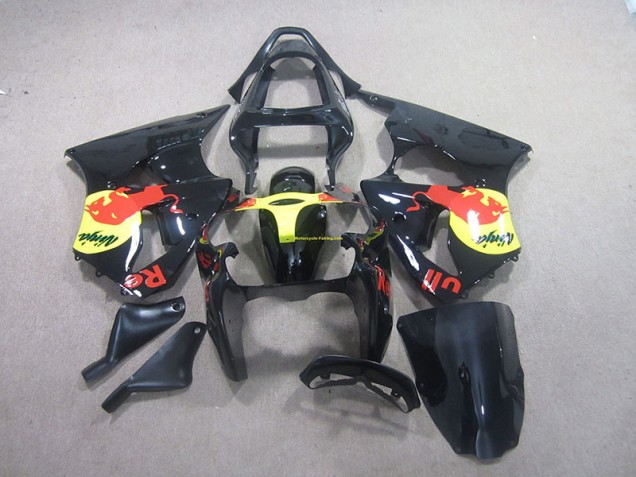Carenado Moto Kawasaki ZX6R 2000-2002 - Negro Amarillo Red Bull Ninja Carenado Moto Kawasaki ZX6R 2000-2002 - Negro Amarillo Red Bull Ninja