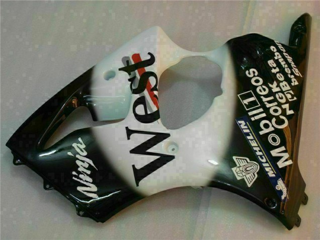 Carenado Moto Kawasaki ZX6R 2000-2002 - Negro West Ninja Carenado Moto Kawasaki ZX6R 2000-2002 - Negro West Ninja