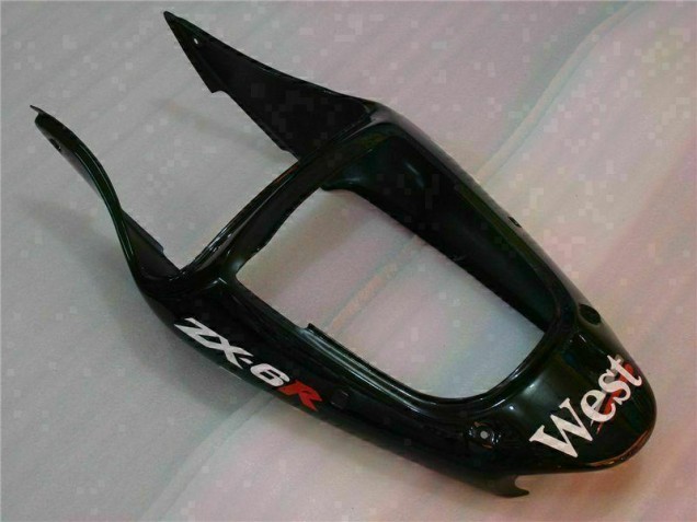 Carenado Moto Kawasaki ZX6R 2000-2002 - Negro West Ninja Carenado Moto Kawasaki ZX6R 2000-2002 - Negro West Ninja