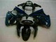 Carenado Moto Kawasaki ZX6R 2000-2002 - Negro con Azul Llama Carenado Moto Kawasaki ZX6R 2000-2002 - Negro con Azul Llama