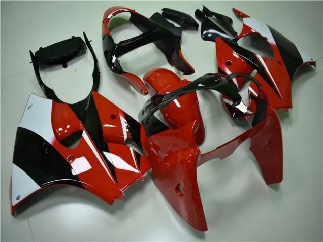 Carenado Moto Kawasaki ZX6R 2000-2002 - Rojo Negro Blanco Carenado Moto Kawasaki ZX6R 2000-2002 - Rojo Negro Blanco
