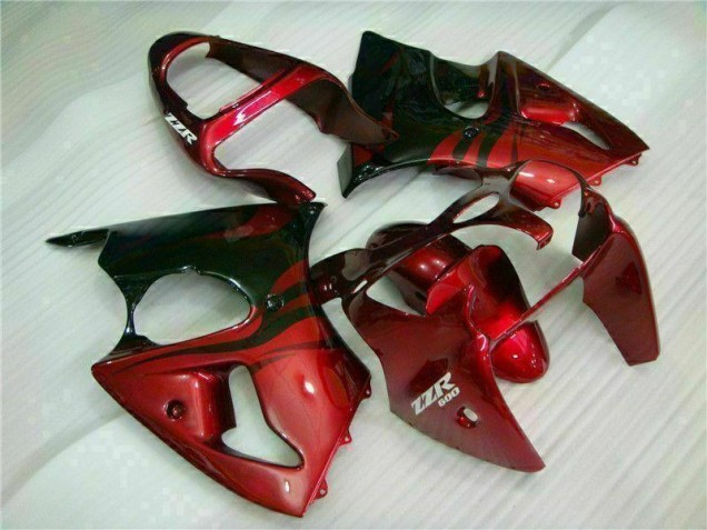 Carenado Moto Kawasaki ZX6R 2000-2002 - Rojo Negro Carenado Moto Kawasaki ZX6R 2000-2002 - Rojo Negro