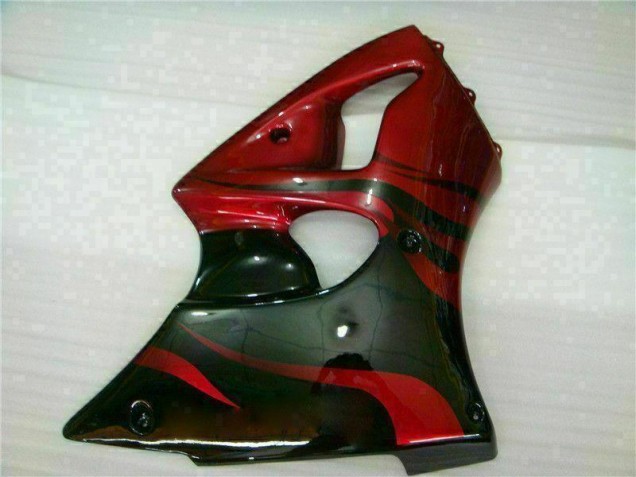 Carenado Moto Kawasaki ZX6R 2000-2002 - Rojo Negro Carenado Moto Kawasaki ZX6R 2000-2002 - Rojo Negro