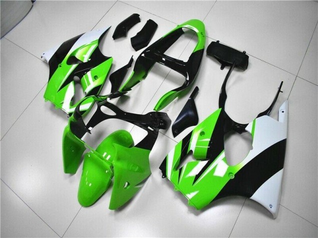 Carenado Moto Kawasaki ZX6R 2000-2002 - Verde Blanco Negro Carenado Moto Kawasaki ZX6R 2000-2002 - Verde Blanco Negro