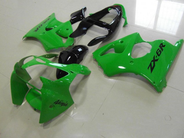 Carenado Moto Kawasaki ZX6R 2000-2002 - Verde Negro Cola Carenado Moto Kawasaki ZX6R 2000-2002 - Verde Negro Cola