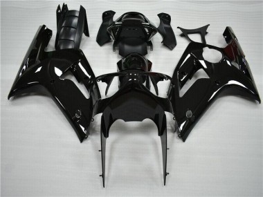 Carenado Moto Kawasaki ZX6R 2003-2004 - Brillante Negro