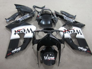 Carenado Moto Kawasaki ZX6R 2003-2004 - Negro West Ninja 636