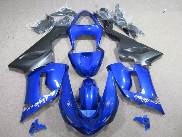 Carenado Moto Kawasaki ZX6R 2005-2006 - Azul Blanco Ninja 636 Carenado Moto Kawasaki ZX6R 2005-2006 - Azul Blanco Ninja 636