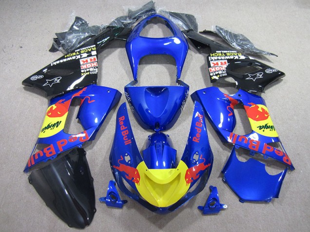 Carenado Moto Kawasaki ZX6R 2005-2006 - Azul Red Bull Ninja Carenado Moto Kawasaki ZX6R 2005-2006 - Azul Red Bull Ninja