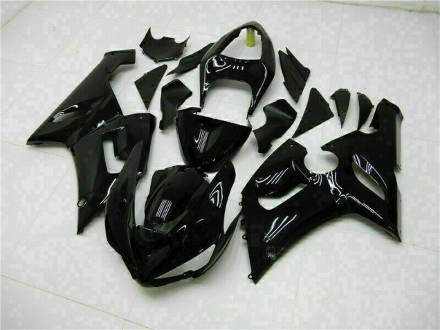 Carenado Moto Kawasaki ZX6R 2005-2006 - Brillante Negro Carenado Moto Kawasaki ZX6R 2005-2006 - Brillante Negro