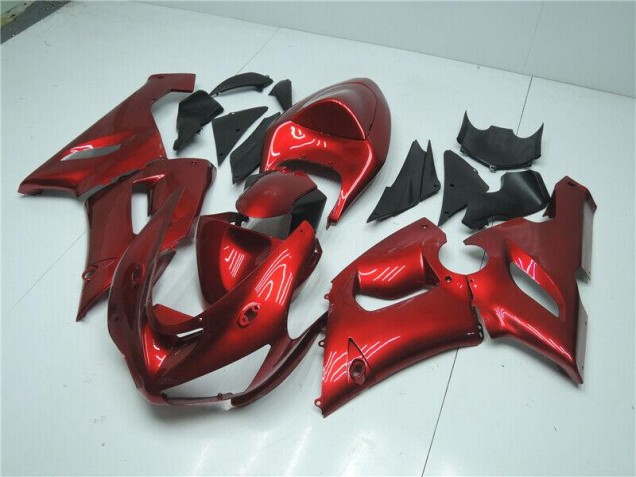 Carenado Moto Kawasaki ZX6R 2005-2006 - Caramelo Rojo Carenado Moto Kawasaki ZX6R 2005-2006 - Caramelo Rojo