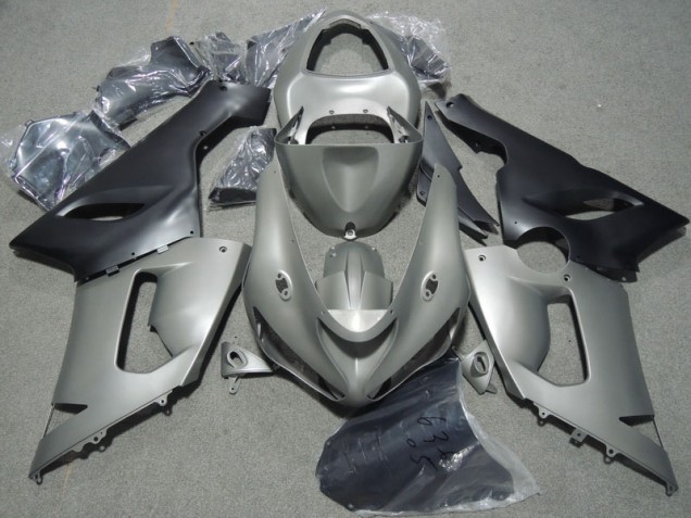 Carenado Moto Kawasaki ZX6R 2005-2006 - Gris Negro Carenado Moto Kawasaki ZX6R 2005-2006 - Gris Negro