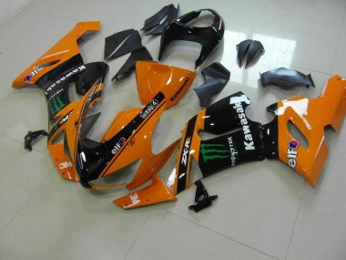 Carenado Moto Kawasaki ZX6R 2005-2006 - Naranja Monster