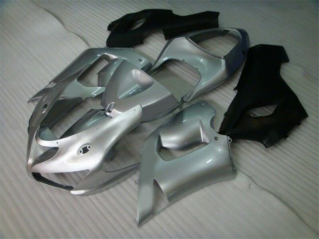 Carenado Moto Kawasaki ZX6R 2005-2006 - Plata Negro Carenado Moto Kawasaki ZX6R 2005-2006 - Plata Negro