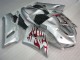 Carenado Moto Kawasaki ZX6R 2005-2006 - Plata Rojo Llamas Carenado Moto Kawasaki ZX6R 2005-2006 - Plata Rojo Llamas