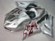 Carenado Moto Kawasaki ZX6R 2005-2006 - Plata Rojo Llamas Carenado Moto Kawasaki ZX6R 2005-2006 - Plata Rojo Llamas