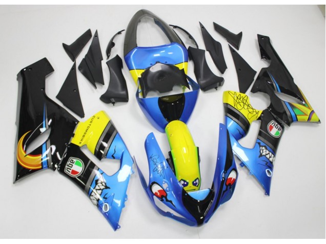 Carenado Moto Kawasaki ZX6R 2005-2006 - Tiburón Carenado Moto Kawasaki ZX6R 2005-2006 - Tiburón